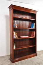 Antieke notenhouten boekenkast kast 1880-1890, Ophalen of Verzenden, Gebruikt