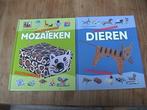 BASISTECHNIEKEN: dieren + mozaiken - knutselen kinderen ZGAN, Jongen of Meisje, Ophalen of Verzenden, Zo goed als nieuw, 5 of 6 jaar