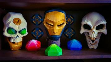 Custom handgeschilderde 3D prints voor cosplay of larp beschikbaar voor biedingen