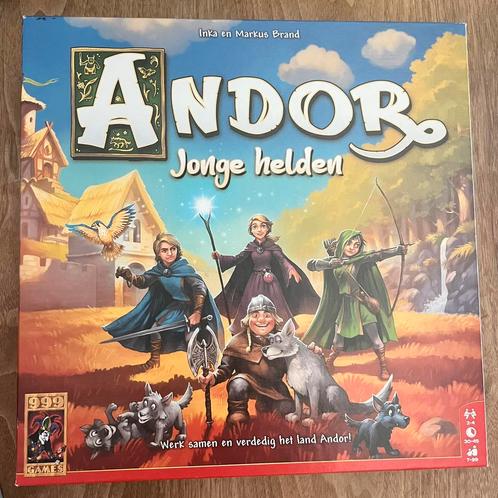 Andor Jonge helden, Hobby en Vrije tijd, Gezelschapsspellen | Bordspellen, Zo goed als nieuw, Ophalen of Verzenden