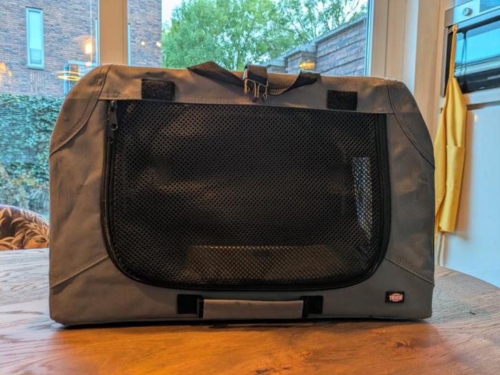 Reisbench soft kennel XS/S inklapbaar, Dieren en Toebehoren, Hondenbenches, Gebruikt, Ophalen