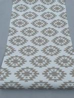 Vliesbehang Rombos Geometricos - Beige €5 per rol., Ophalen of Verzenden, 50 tot 75 m², Wit