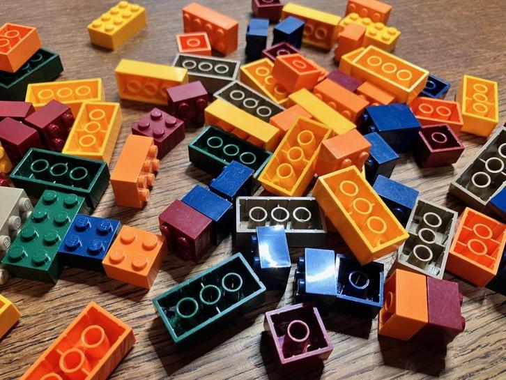 Lot LEGO Bricks in donkere tinten, Kinderen en Baby's, Speelgoed | Duplo en Lego, Gebruikt, Lego, Losse stenen, Verzenden