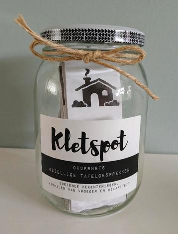 Nieuw: Kletspot vragenkaartjes beschikbaar voor biedingen