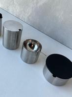 Stelton Cylinda asbak suikerpot melkkan pepermolen vintage, Ophalen of Verzenden, Gebruikt