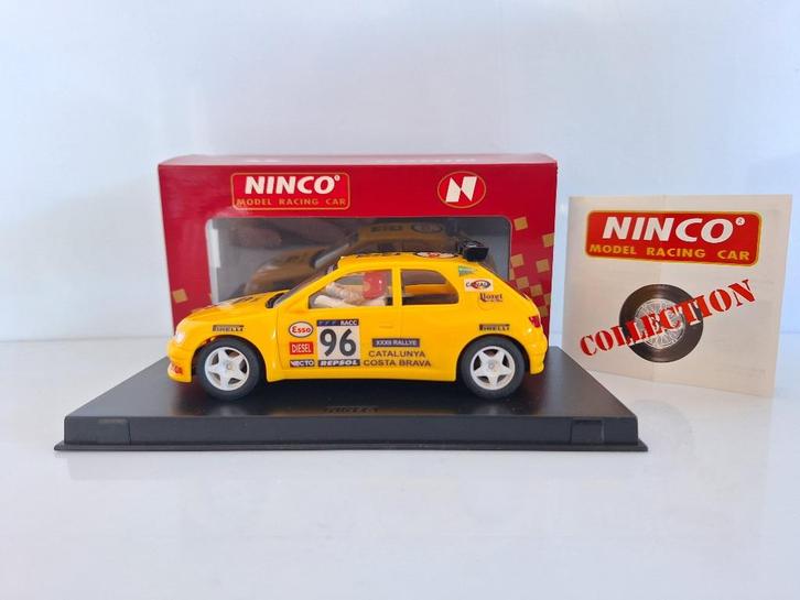 Ninco Renault Clio Ralley Catalunya Costa Brava 1996 50128, Kinderen en Baby's, Speelgoed | Racebanen, Nieuw, Racebaan, Elektrisch