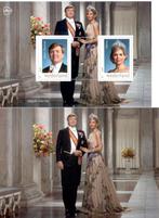 vel persoonlijke zegels willem alexander en maxima + kaart, Ophalen of Verzenden, Na 1940, Postfris