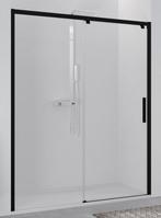 Novellini schuifdeur 180cm mat zwart, Ophalen, Nieuw, Glas, Douche