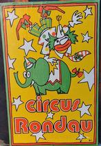 Circus poster. Circus RONDAU. Oud. 30/47 cm., Ophalen, A1 t/m A3, Overige onderwerpen, Rechthoekig Staand