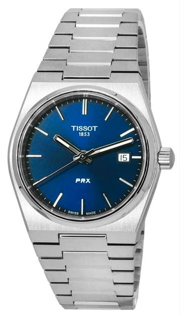 Gezocht te koop of te ruil Tissot PRX 35mm quartz blauw. beschikbaar voor biedingen