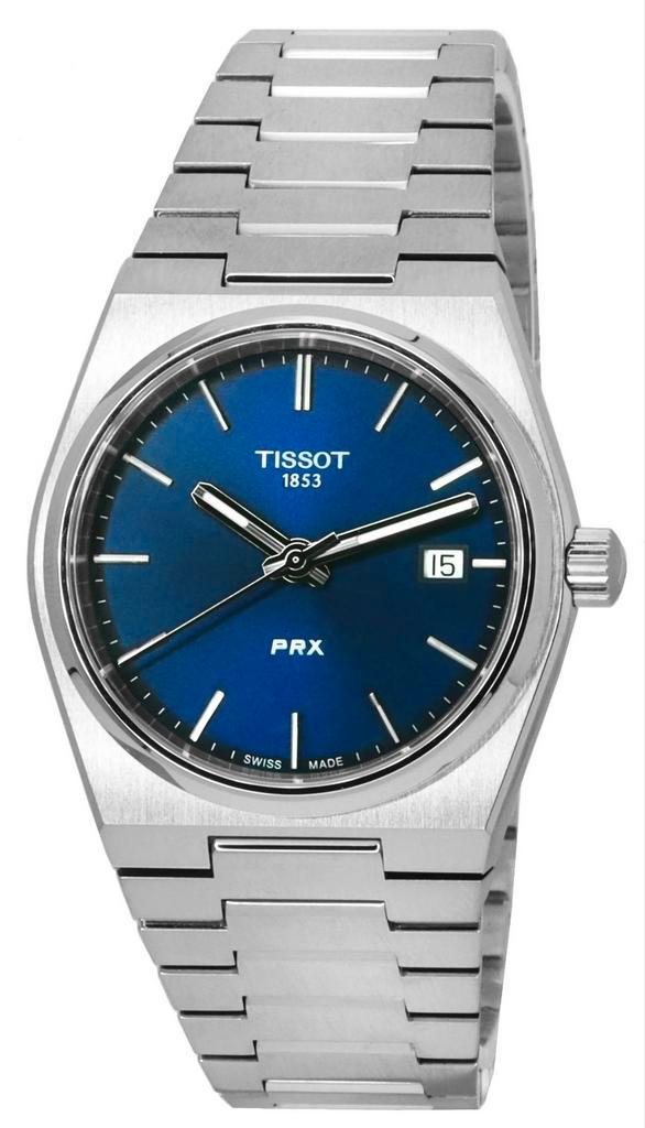 Gezocht te koop of te ruil Tissot PRX 35mm quartz blauw., Sieraden, Tassen en Uiterlijk, Horloges | Dames, Nieuw, Polshorloge