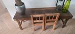 Oud India markt tafeltje sidetable, Ophalen