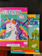 2 kleurboeken met stickers 3+, Ophalen of Verzenden, Nieuw