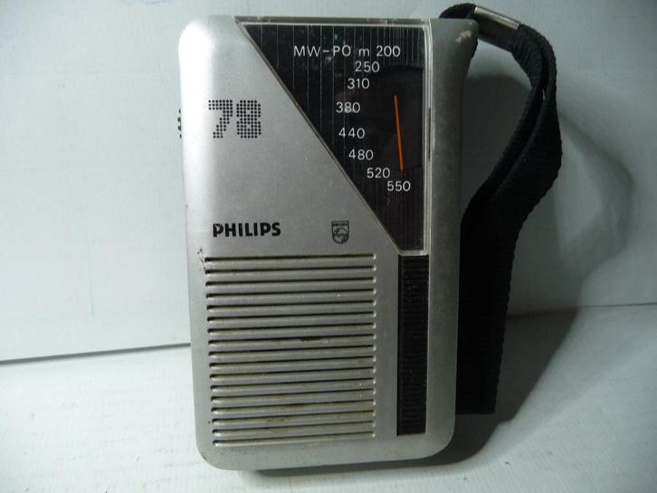 Philips 90AL078 transistorradio, Verzenden kan ook, Audio, Tv en Foto, Radio's, Gebruikt, Transistorradio, Ophalen