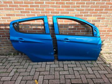 Opel karl 4x deur, achterklep en achterbumper blauw GW7. beschikbaar voor biedingen