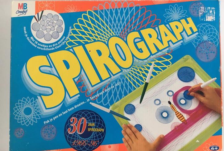 MB Spirograph, Kinderen en Baby's, Speelgoed | Educatief en Creatief, Zo goed als nieuw, Ontdekken, Ophalen of Verzenden