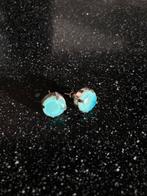 Camps en camps oorbellen oorstekers turquoise steen, Sieraden, Tassen en Uiterlijk, Oorbellen, Overige materialen, Blauw, Nieuw