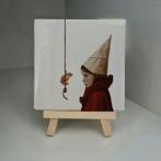 Wandtegeltje Kiss the prince, Antiek en Kunst, Ophalen of Verzenden