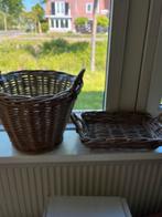 Rieten tuinmand en dienblad, Ophalen, Minder dan 30 cm, Minder dan 60 cm, Rond