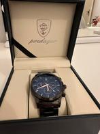 Heren horloge Poedagar, Staal, Staal, Polshorloge, Nieuw