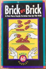 Brick by Brick puzzel / breinbreker - vanaf 8 jaar - ZGAN, Ophalen of Verzenden, Minder dan 500 stukjes, Zo goed als nieuw, Overige typen