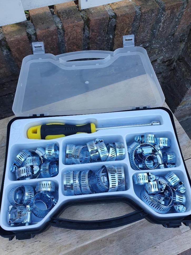 Slangklemmen assortiment 50 delig., Auto diversen, Overige Auto diversen, Ophalen of Verzenden