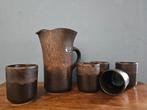 Vintage Keramiek Silberdistel fayencen keramiek set, Overige kleuren, Aardewerk of Porselein, Ophalen of Verzenden, Zo goed als nieuw