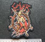 Slayer mooie shaped limited edition show no mercy patch 48, Verzamelen, Muziek, Artiesten en Beroemdheden, Nieuw, Kleding, Verzenden