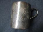 Beker verzilverd met beer WMF ns nikkel zilver ( württemberg, Antiek en Kunst, Ophalen of Verzenden