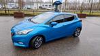 Nissan Micra 0.9 Ig-t 90pk 2018 Blauw, Auto's, Voorwielaandrijving, 898 cc, Stof, 40 €/maand