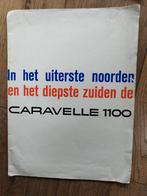 Renault Caravelle 1100 brochure 1963, Renault, Ophalen of Verzenden, Zo goed als nieuw, Renault