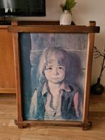 Schilderij Huilend Kind - 62x82 cm, Antiek en Kunst, Ophalen