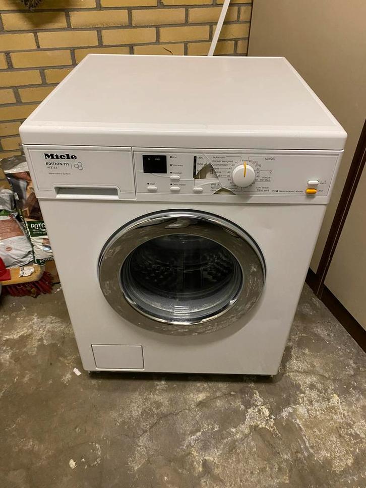 Miele Edition 111 W3164 - Compleet!, Witgoed en Apparatuur, Wasmachines, Gebruikt, Voorlader, 6 tot 8 kg, 85 tot 90 cm, 1200 tot 1600 toeren