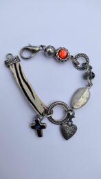 armband kruis hartje, Overige materialen, Gebruikt, Verzenden, Met bedels of kralen