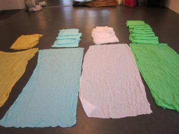 lappen stof, viscose , lichte kwaliteit beschikbaar voor biedingen