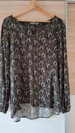 Groene blouse met bladeren print - Maat 42 merk Geisha nieuw, Geisha, Maat 42/44 (L), Nieuw, Ophalen of Verzenden