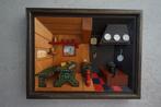 Bavelaartje (diorama) klein kijkkastje van een ouderwetse ee, Ophalen of Verzenden
