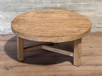 Salontafel - 80 cm rond + 38 cm hoog beschikbaar voor biedingen