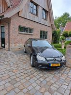 Mercedes-Benz CLK 2.2 CDI Clk220 Coupe 2006 Zwart, Auto's, Achterwielaandrijving, 4 cilinders, 4 stoelen, Zwart