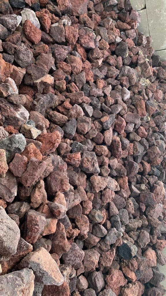 Lava stenen Keien grind split vijver rotsen tuin, Tuin en Terras, Grind, Keien en Split, Nieuw, Split, Bruin, Lava, Ophalen of Verzenden