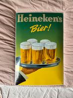 Heineken Emaille, Verzamelen, Reclamebord, Zo goed als nieuw, Ophalen