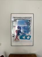 Print Picasso in lijst, Huis en Inrichting, Ophalen, Gebruikt, Foto of Poster, 75 cm of meer