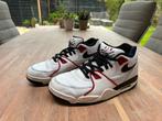 Nike Air Flight 89 // 43 // Leer // Wit zwart rood, Ophalen of Verzenden, Gedragen, Wit