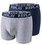 Partij 2-pack Replay heren boxershorts maat M, Sales@nhp-internaional.com, NHP International, Overige kleuren, Lange voren 21A