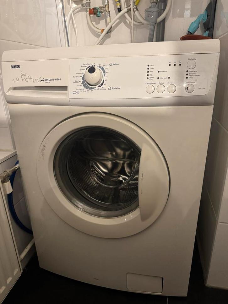 Zanussi Exclusiva 1500 Wasmachine, Witgoed en Apparatuur, Wasmachines, Gebruikt, Voorlader, 6 tot 8 kg, 85 tot 90 cm, 1200 tot 1600 toeren