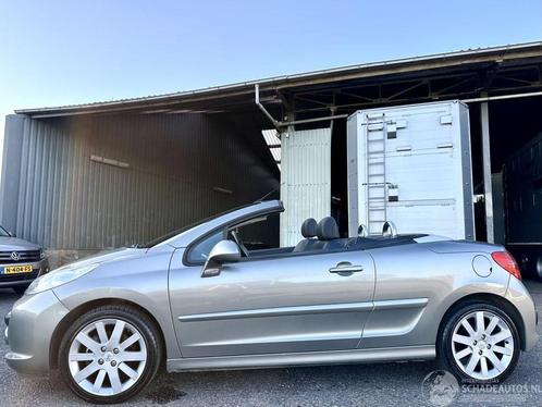 Peugeot 207 CC 1.6 VTi 120pk automaat Roland Garros - nap -, Auto diversen, Schadeauto's, Automaat, Benzine, Cabriolet, Zilver of Grijs