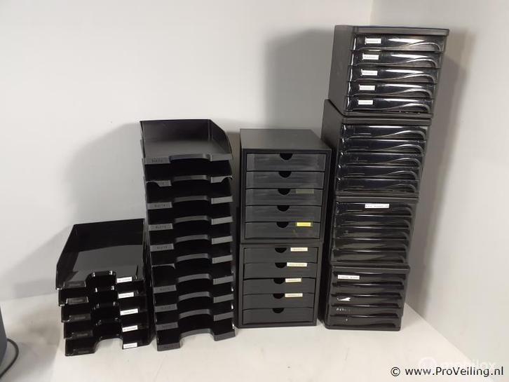 Online Veiling: Partij archiveer/postbakken, Diversen, Overige Diversen, Gebruikt