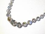 Mooie kralen ketting met Aurora Borealis kristallen., Ophalen of Verzenden, Zo goed als nieuw, Steen of Mineraal