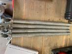 16 zwenkwielen incl stukken buis, steigerbuis, buis 32mm, Doe-het-zelf en Verbouw, Steigers, Ophalen, Zo goed als nieuw, Overige typen