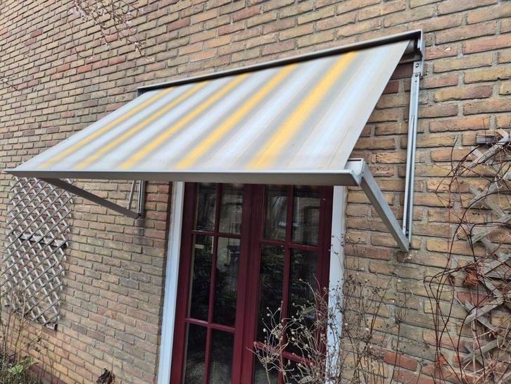 2x Zonnescherm, Tuin en Terras, Zonneschermen, Gebruikt, Uitvalscherm, 150 tot 300 cm, 250 cm tot 450 cm, Ophalen